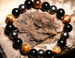 HTBB Hemtite Black Onyx Tiger Eye Stretch Bracelet